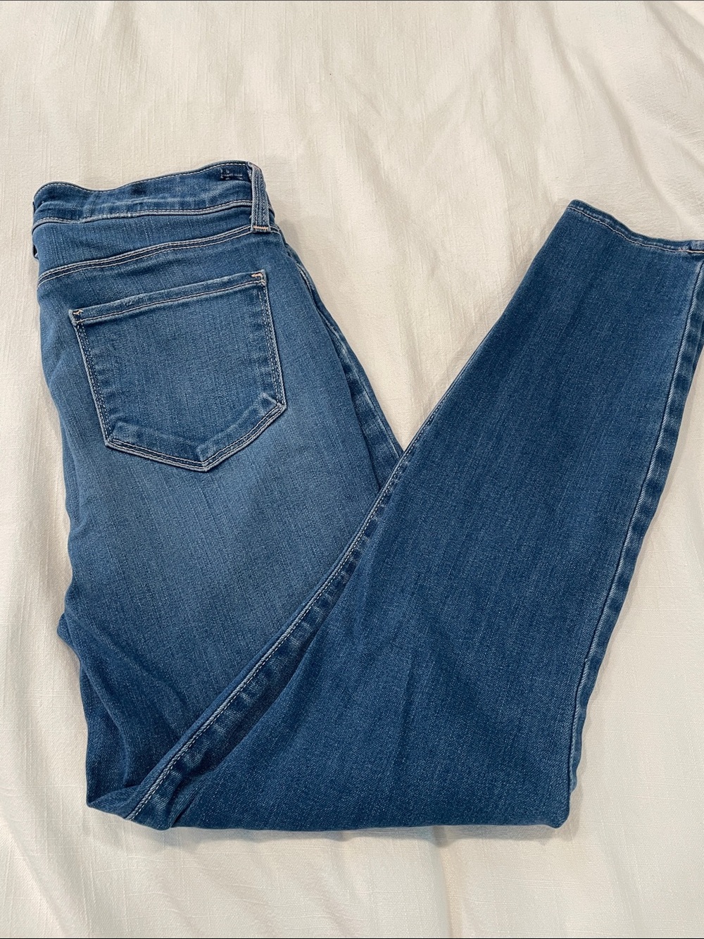 L'AGENCE Deep Blue Skinny Jeans Size 27